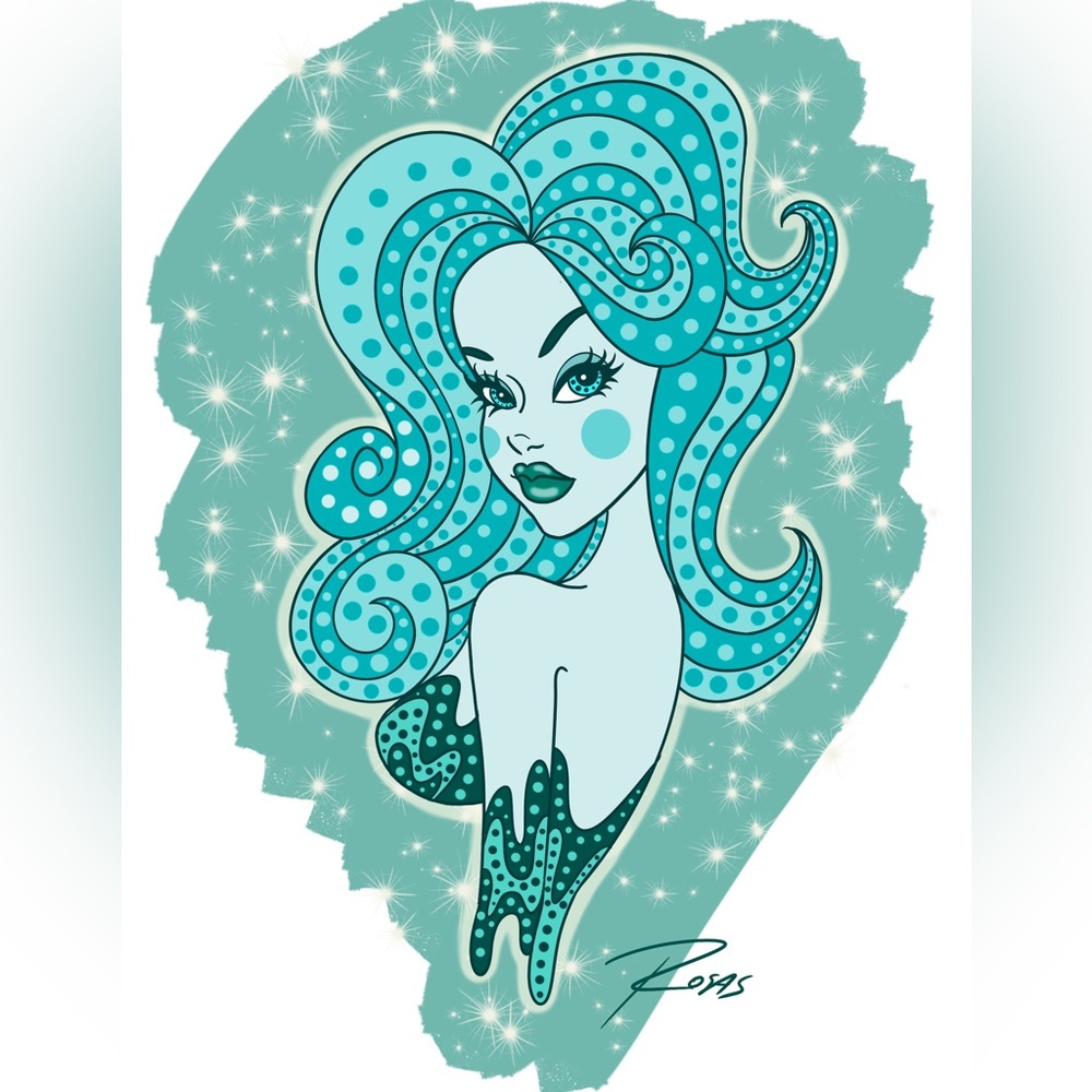 “So Blue” 8.5” x 11” Art Print